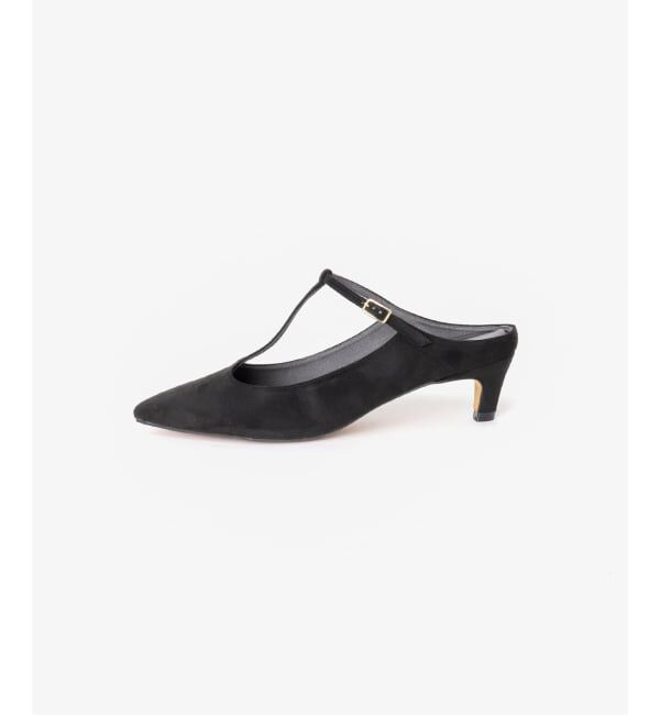 GRISE「《予約/WEB+一部店舗限定》GRISE4.5cmポインテッドTストラップミュール」|パンプス|