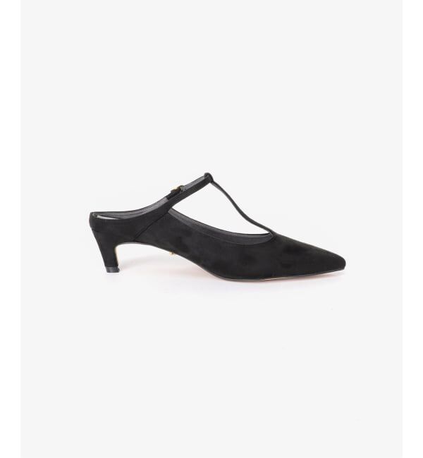 GRISE「《予約/WEB+一部店舗限定》GRISE4.5cmポインテッドTストラップミュール」|パンプス|