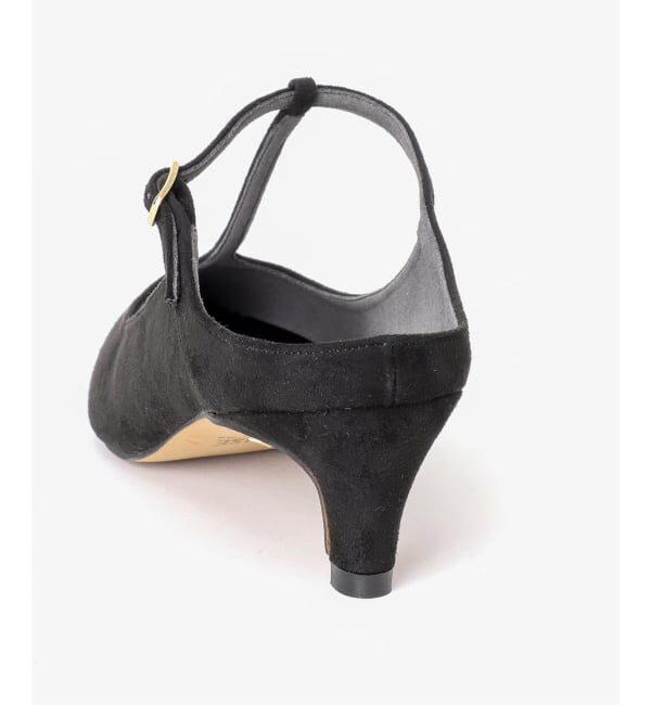 GRISE「《予約/WEB+一部店舗限定》GRISE4.5cmポインテッドTストラップミュール」|パンプス|
