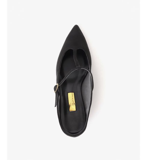 GRISE「《予約/WEB+一部店舗限定》GRISE4.5cmポインテッドTストラップミュール」|パンプス|