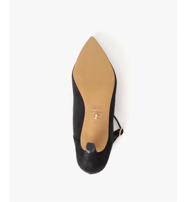 GRISE「《予約/WEB+一部店舗限定》GRISE4.5cmポインテッドTストラップミュール」|パンプス|