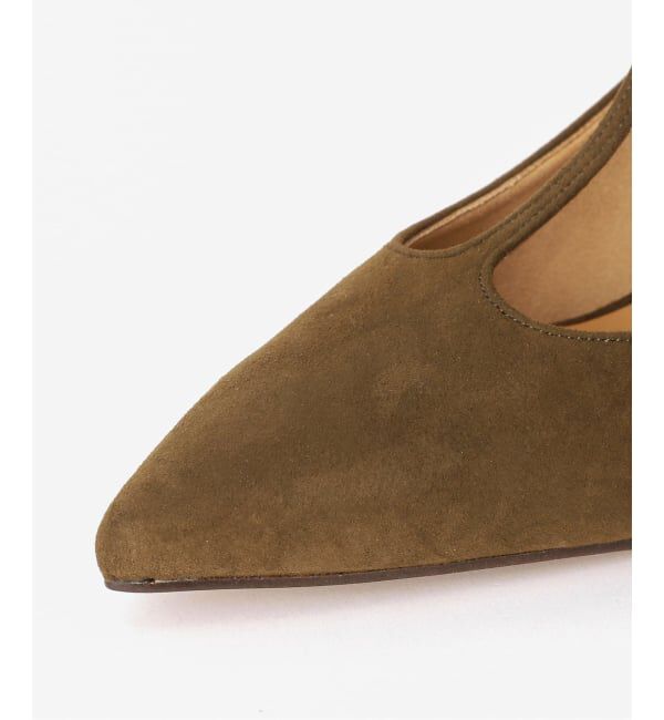 GRISE「《予約/WEB+一部店舗限定》GRISE4.5cmポインテッドTストラップミュール」|パンプス|