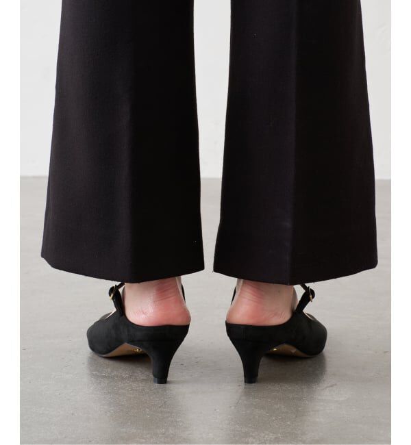 GRISE「《予約/WEB+一部店舗限定》GRISE4.5cmポインテッドTストラップミュール」|パンプス|