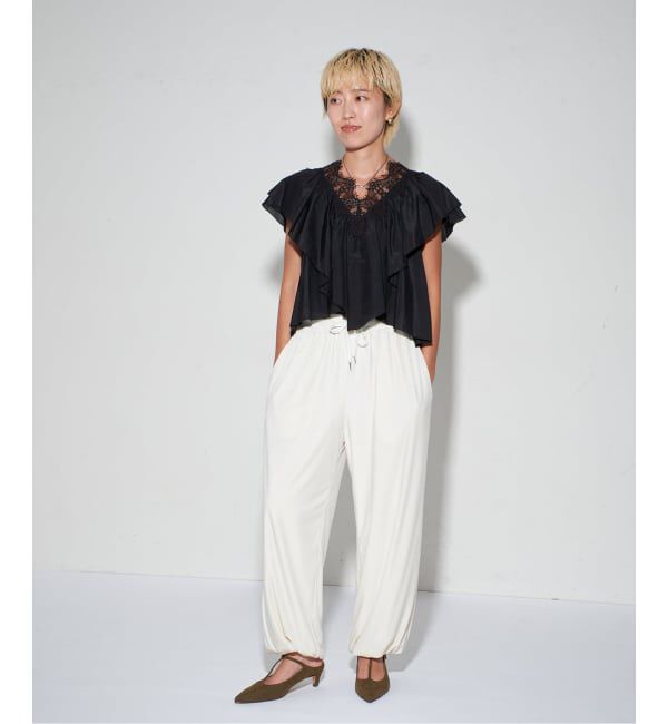 GRISE「《予約/WEB+一部店舗限定》GRISE4.5cmポインテッドTストラップミュール」|パンプス|