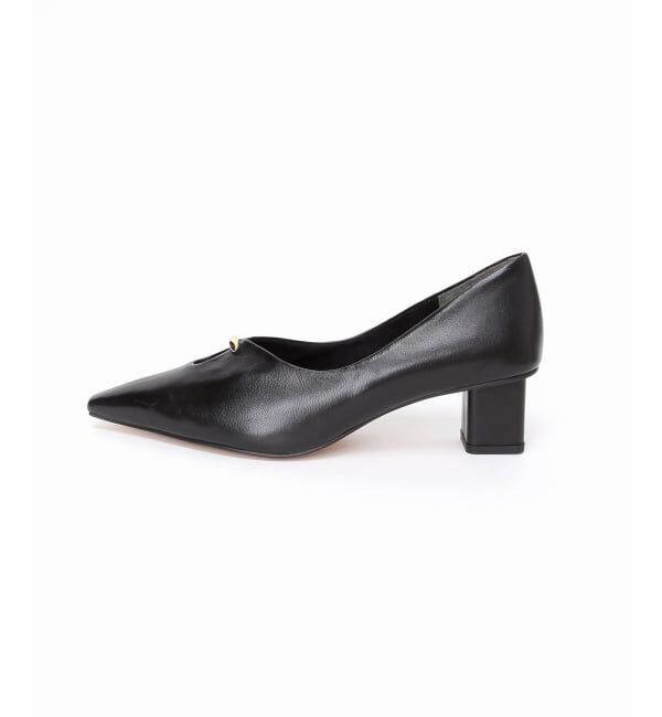 GRISE「《予約/WEB+一部店舗限定》GRISE5cｍレザーカットアウトパンプス」|パンプス|