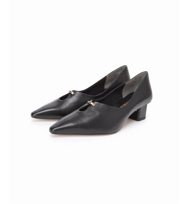 GRISE「《予約/WEB+一部店舗限定》GRISE5cｍレザーカットアウトパンプス」|パンプス|