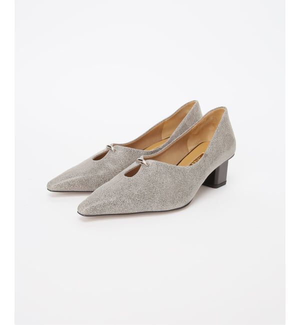 GRISE「《予約/WEB+一部店舗限定》GRISE5cｍレザーカットアウトパンプス」|パンプス|