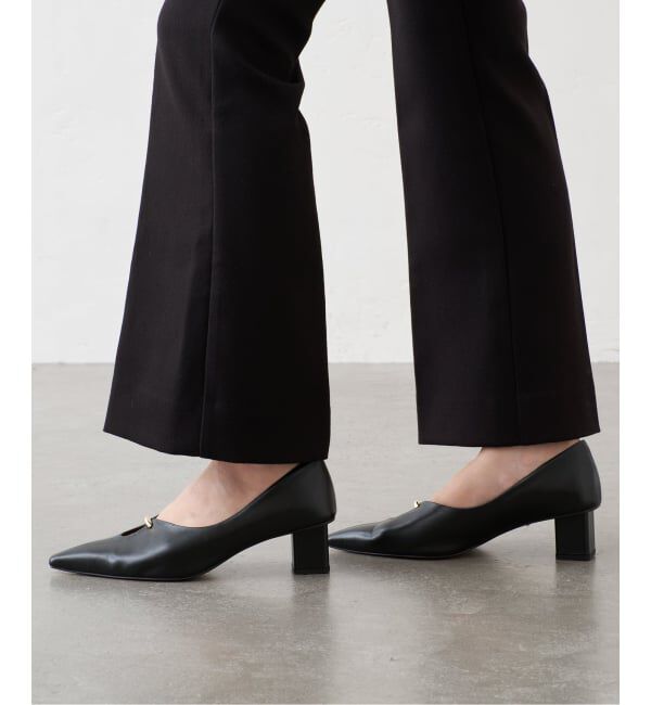 GRISE「《予約/WEB+一部店舗限定》GRISE5cｍレザーカットアウトパンプス」|パンプス|