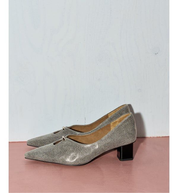 GRISE「《予約/WEB+一部店舗限定》GRISE5cｍレザーカットアウトパンプス」|パンプス|