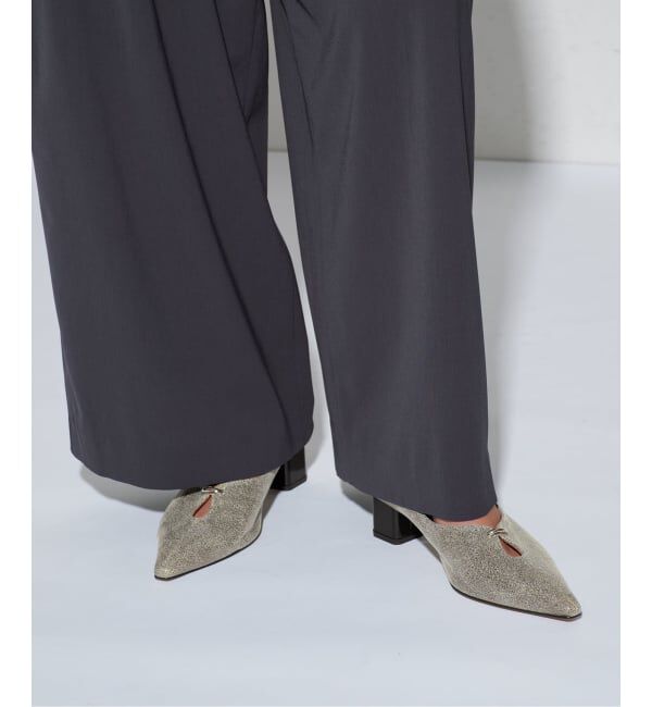 GRISE「《予約/WEB+一部店舗限定》GRISE5cｍレザーカットアウトパンプス」|パンプス|