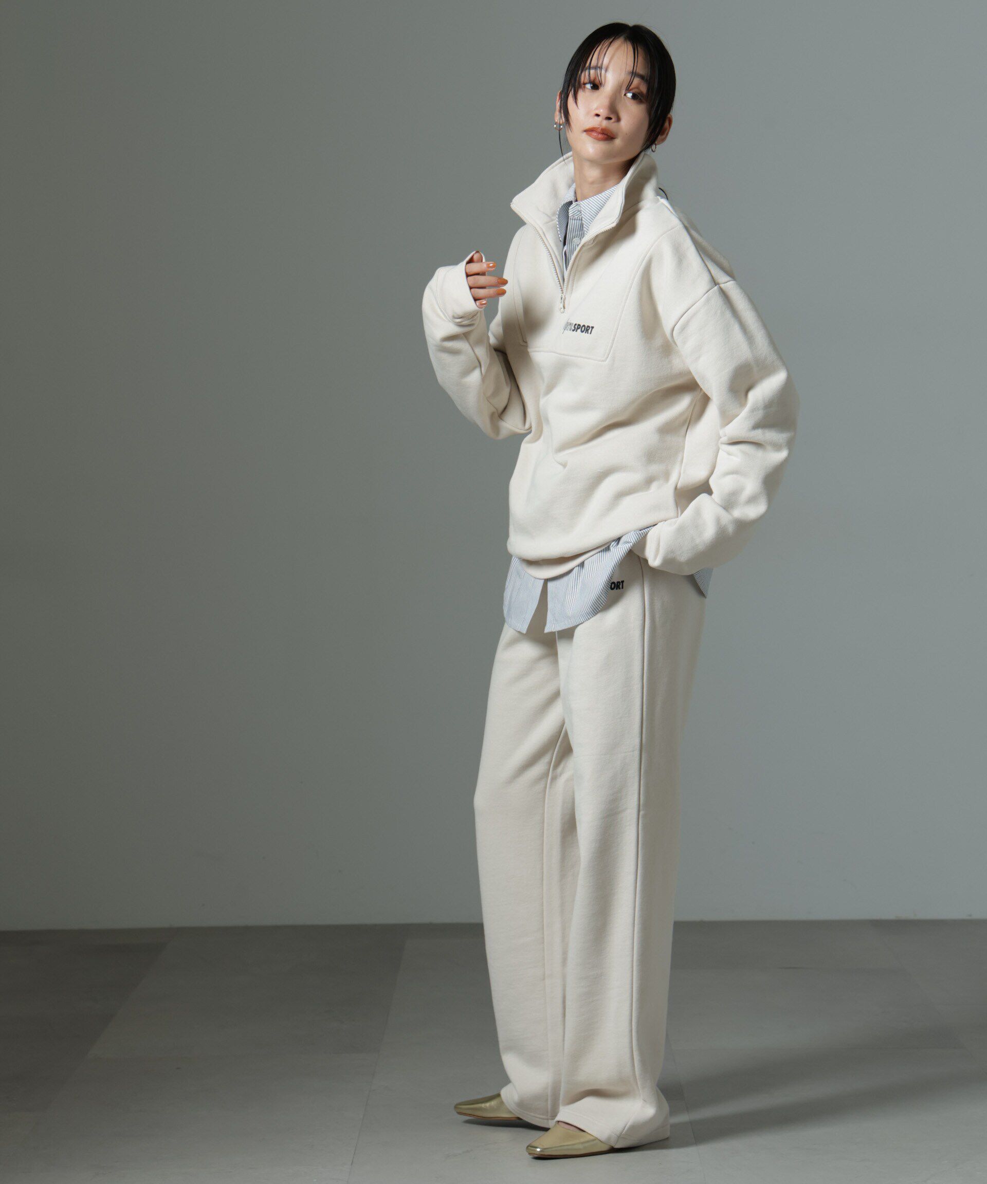 nano･universe「OperaSPORT/RAYAN UNISEX SWEATPANTS」|チノ|