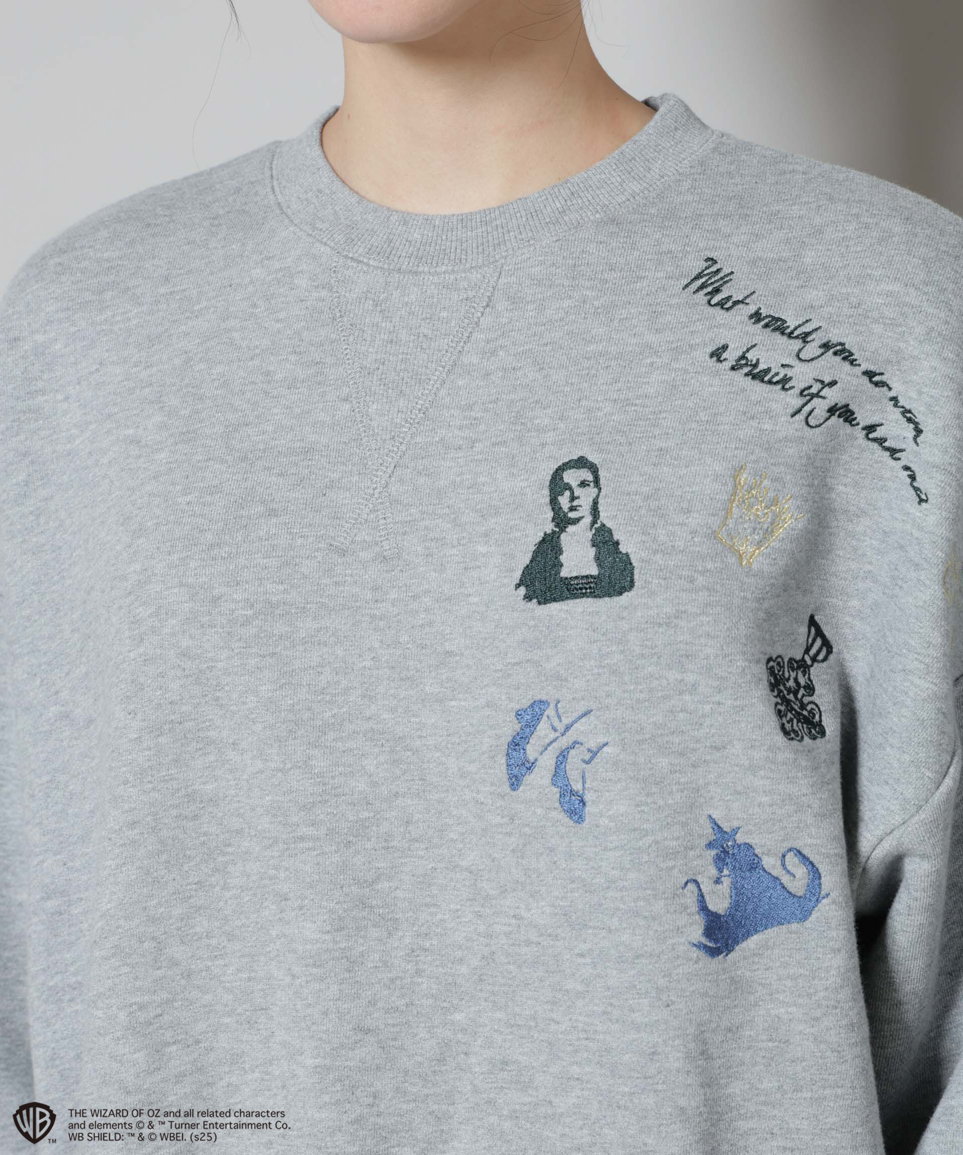 NANO universe「THE WIZARD OF OZ 刺繍スウェットトップス」|Tシャツ・カットソー|