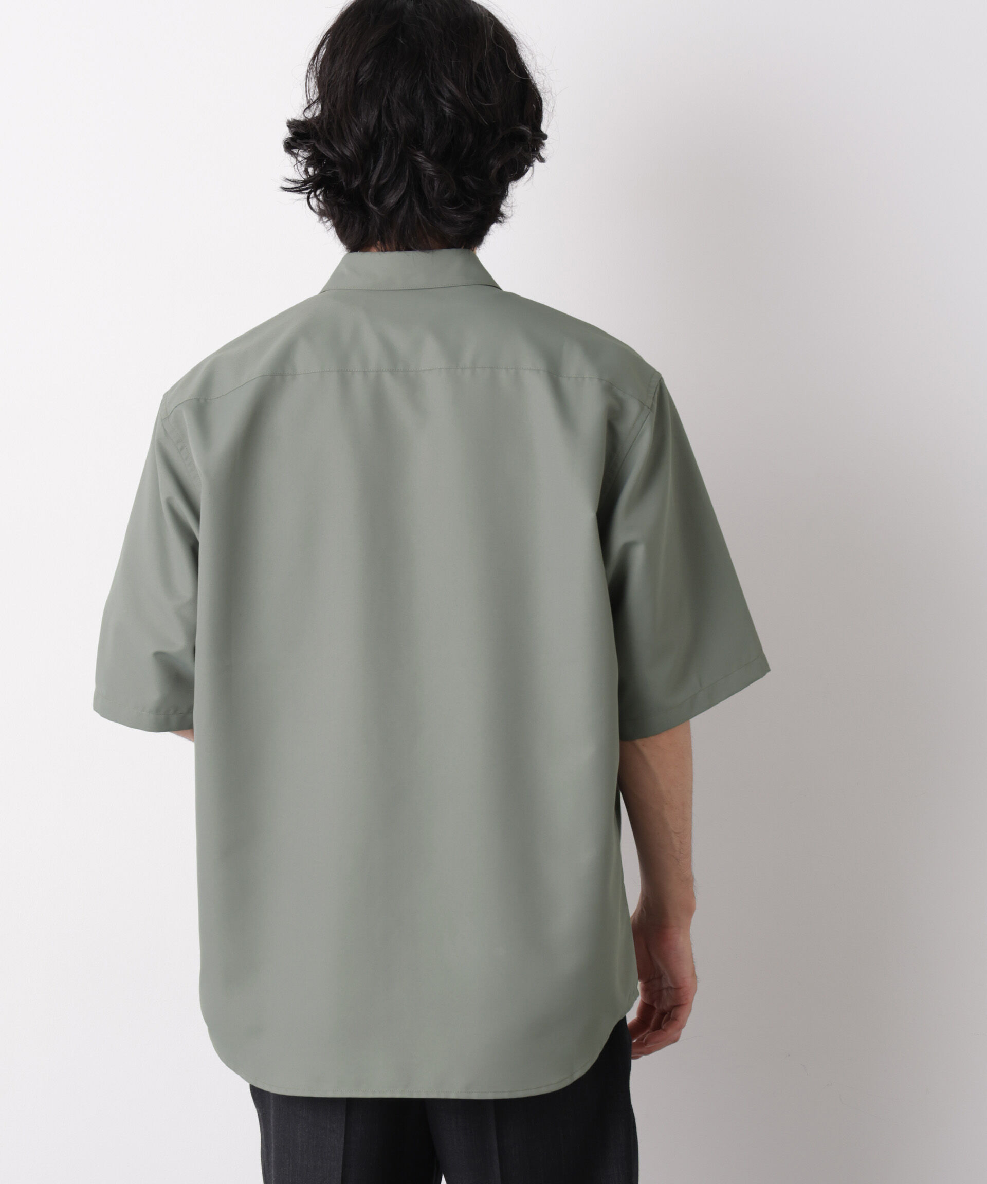 nano･universe「テックツイルシャツ 半袖」|シャツ・ブラウス|