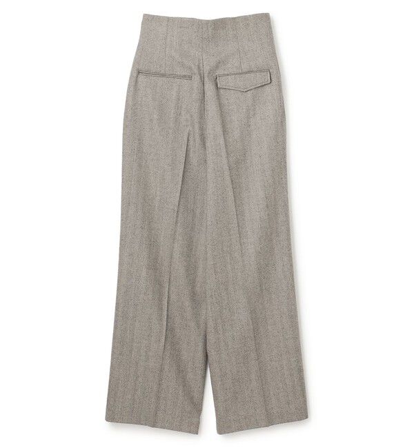 BEIGE,「NATION / ウールヘリンボーンタックワイドパンツ」|その他|