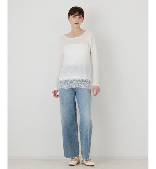 Diagram「レースヘムテレコカットトップ」|Tシャツ・カットソー|