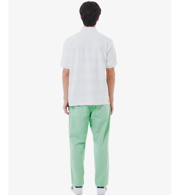 LACOSTE「11.5oz ワイドテーパードカラーデニムパンツ」|デニム|