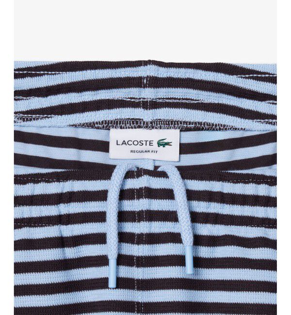 LACOSTE「コットンニットボーダーショーツ」|その他|