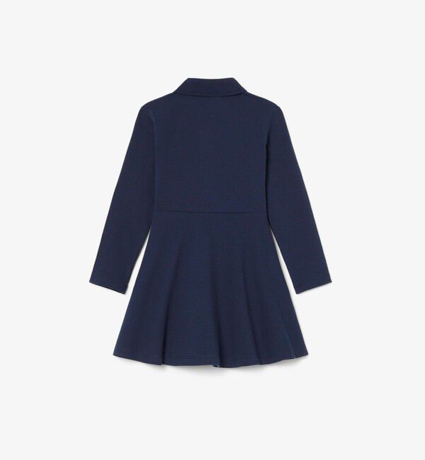LACOSTE「【EC限定】GIRLSストレッチピケポロドレス」|ワンピース|