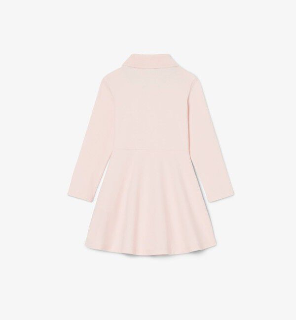 LACOSTE「【EC限定】GIRLSストレッチピケポロドレス」|ワンピース|