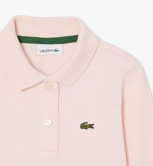 LACOSTE「【EC限定】GIRLSストレッチピケポロドレス」|ワンピース|