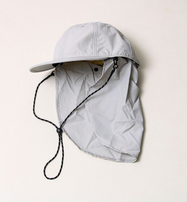 GLOSTER「【シェイド着脱で2WAY】NYLON SHADE CAP」|キャップ・キャスケット|アイボリー