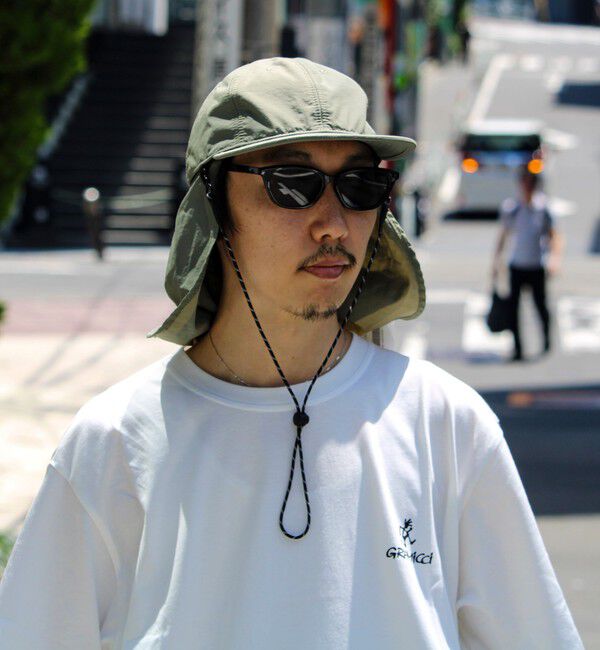 GLOSTER「【シェイド着脱で2WAY】NYLON SHADE CAP」|キャップ・キャスケット|