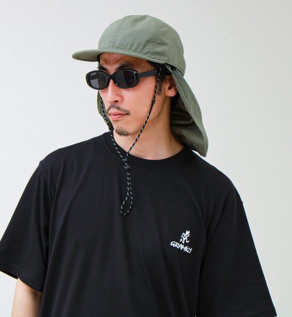 GLOSTER「【シェイド着脱で2WAY】NYLON SHADE CAP」|キャップ・キャスケット|