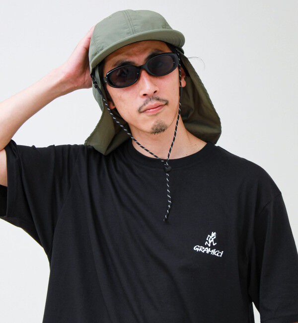 GLOSTER「【シェイド着脱で2WAY】NYLON SHADE CAP」|キャップ・キャスケット|