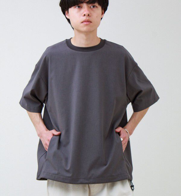 GLOSTER「【COOLMAX/セットアップ着用可能】ポリトロプルオーバーTシャツ」|Tシャツ・カットソー|