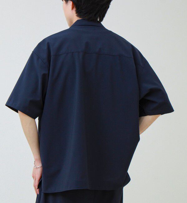 GLOSTER「【COOLMAX/セットアップ着用可能】ポリトロS/Sシャツ」|シャツ・ブラウス|