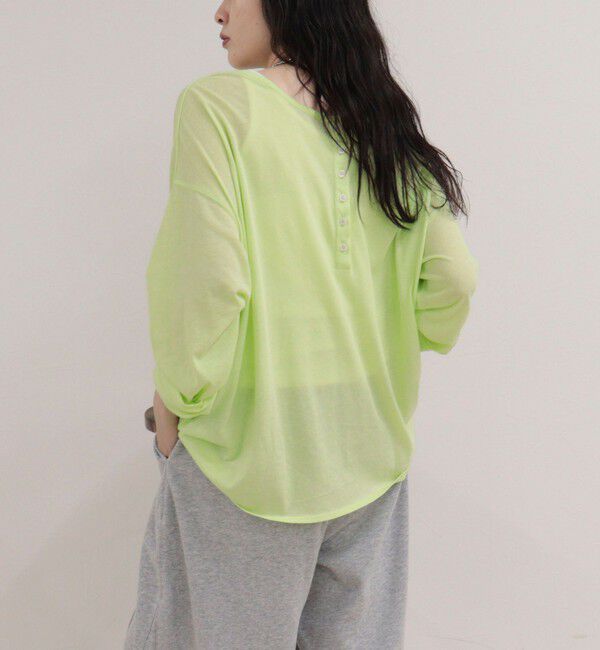 fredy emue「ヘンリー2WAYルーズロンTシャツ」|Tシャツ・カットソー|