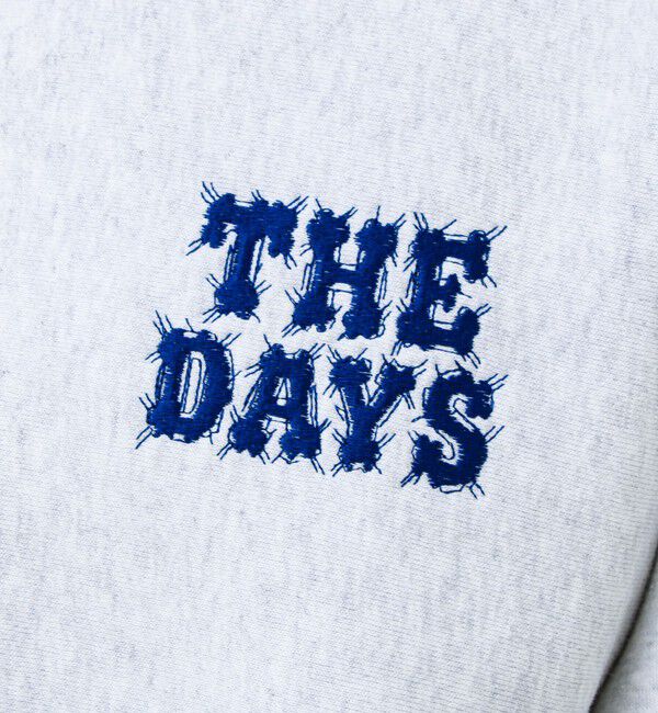 GLOSTER「【THE DAYS/ザ デイ】HIGE SWEAT 髭文字刺繍 クルーネックスウェット 裏起毛」|スウェット・ジャージ|