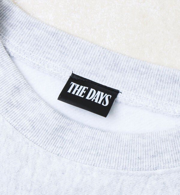 GLOSTER「【THE DAYS/ザ デイ】HIGE SWEAT 髭文字刺繍 クルーネックスウェット 裏起毛」|スウェット・ジャージ|