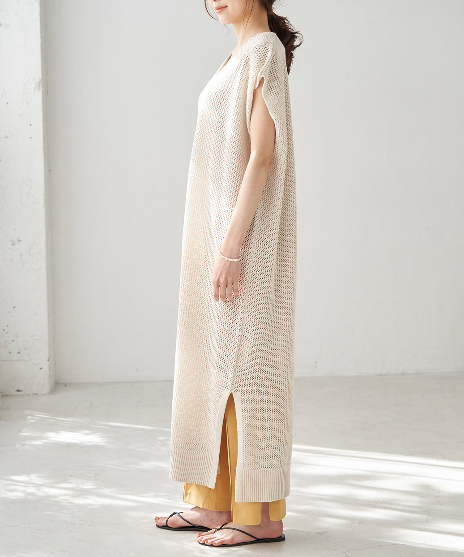 Rope&rsquo;Picnic「メッシュ編みワンピース」|ワンピース|