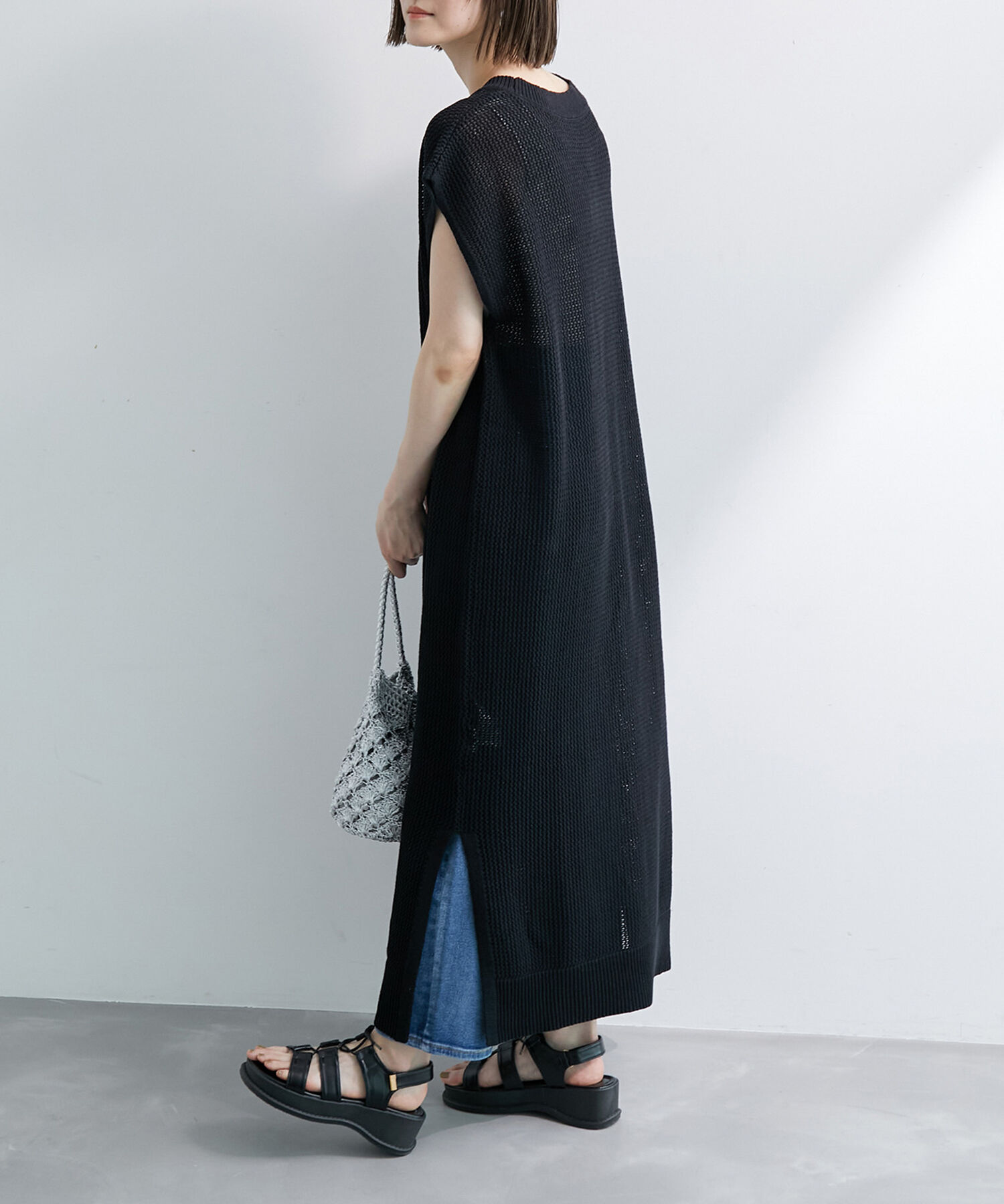 Rope&rsquo;Picnic「メッシュ編みワンピース」|ワンピース|