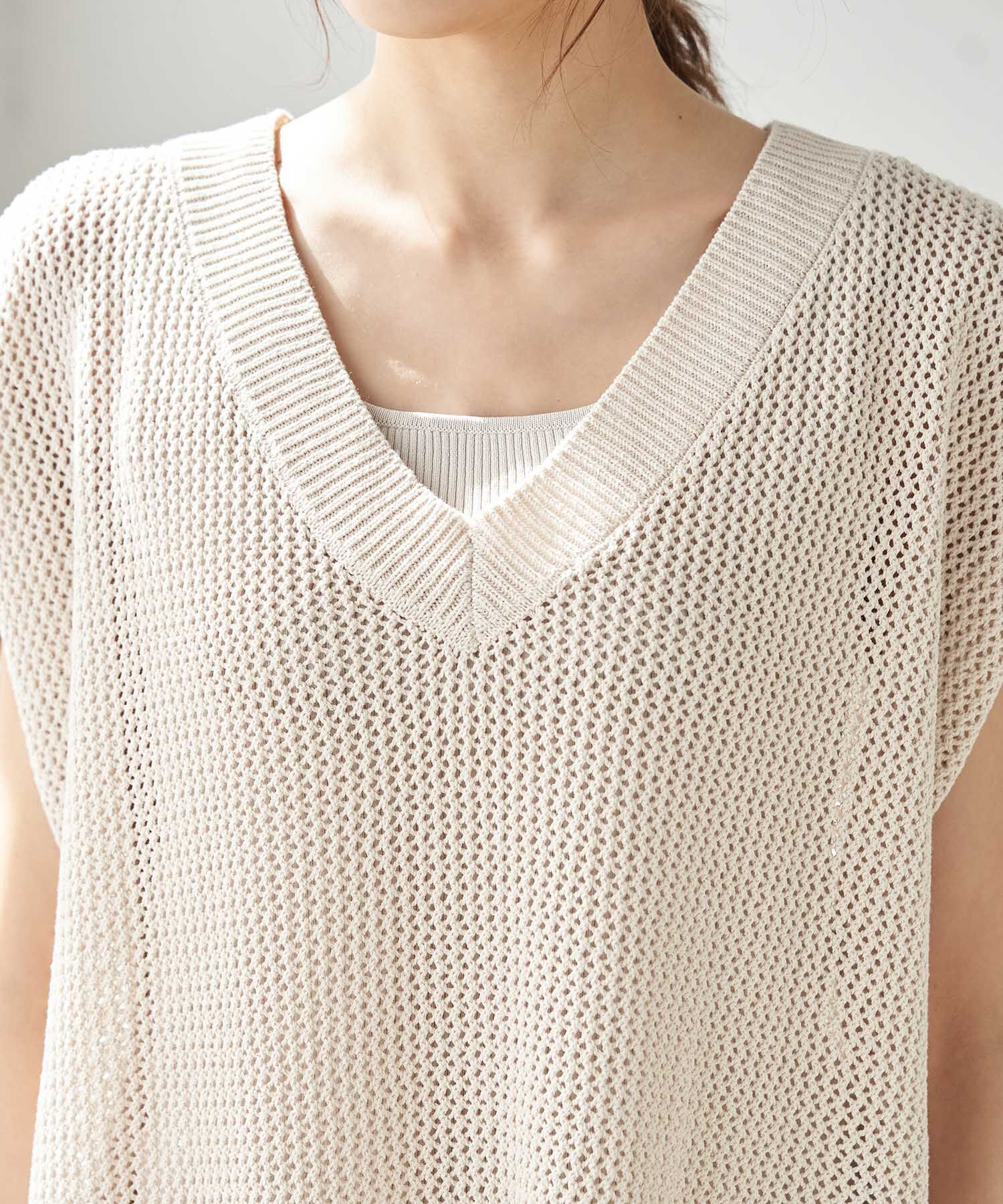 Rope&rsquo;Picnic「メッシュ編みワンピース」|ワンピース|