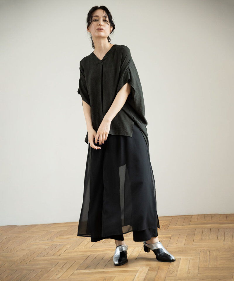  「シフォンレイヤードパンツ」|その他|