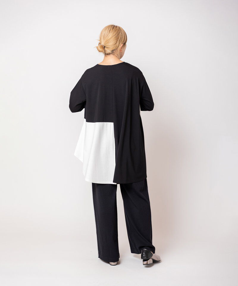  「配色ラインニットパンツ」|その他|