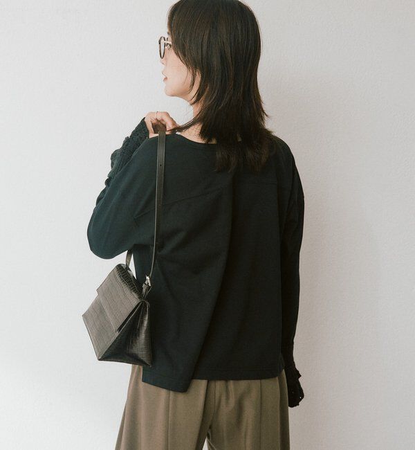  「クロシェカフスカットソー」|Tシャツ・カットソー|