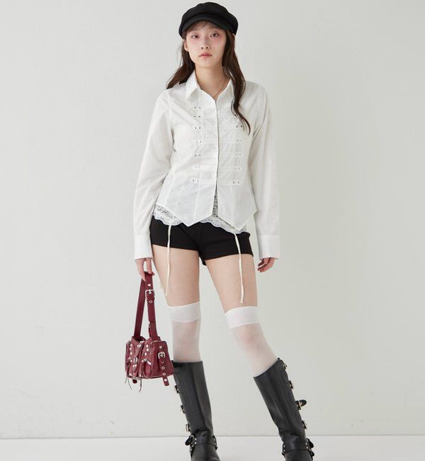  「【WEB限定】ナポレオンコンパクトシャツ」|シャツ・ブラウス|