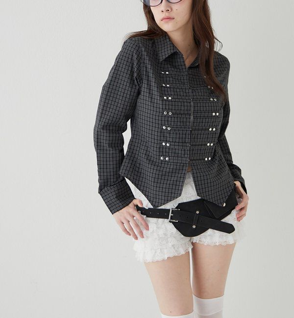  「【WEB限定】ナポレオンコンパクトシャツ」|シャツ・ブラウス|