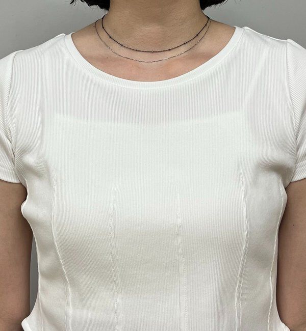  「【新色イエロー・ブラウン】コルセットT」|Tシャツ・カットソー|