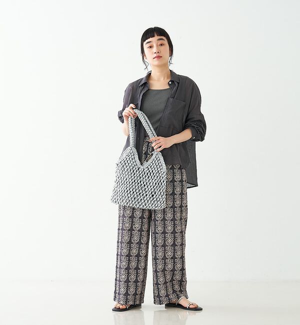 collex「【The Bagmati】 ラメメッシュバッグ」|かごバッグ|