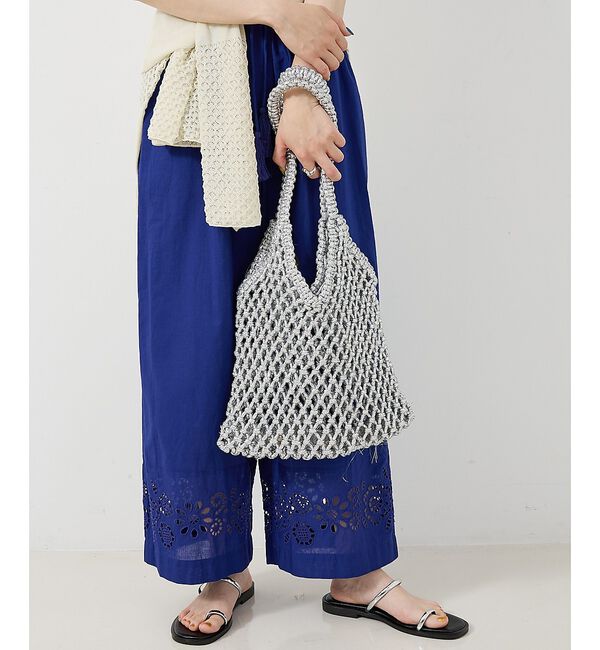 collex「【The Bagmati】 ラメメッシュバッグ」|かごバッグ|