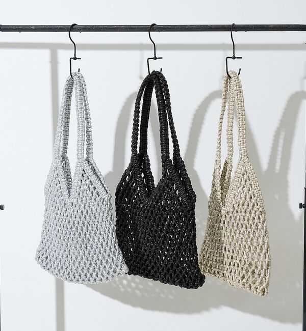 collex「【The Bagmati】 ラメメッシュバッグ」|かごバッグ|