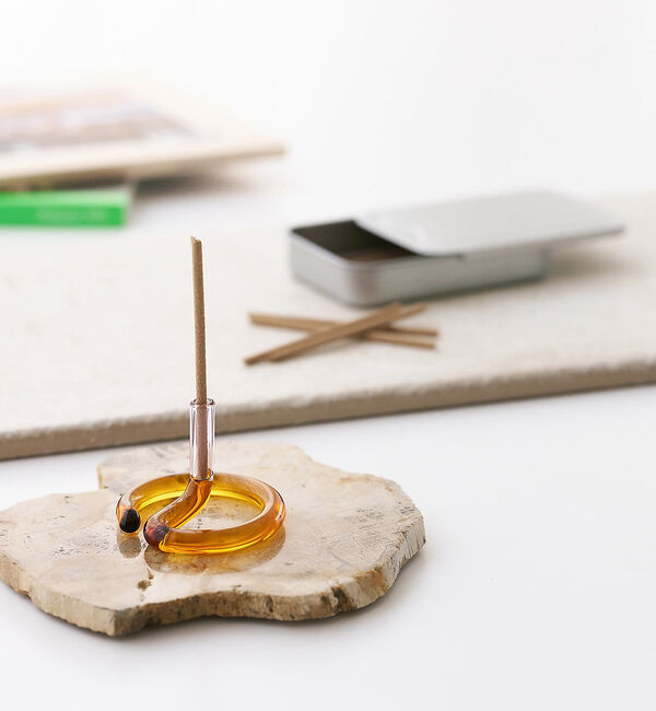 collex「【amabro/アマブロ】TWO TONE INCENSE HOLDER インセ」|アロマ・ルームフレグランス|イエロー系その他1
