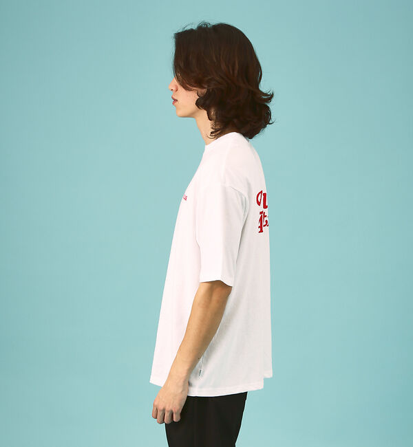 ABAHOUSE「【DISCUS/ディスカス】ビッグシルエット バックプリント半袖Tシャツ/ブラン」|Tシャツ・カットソー|