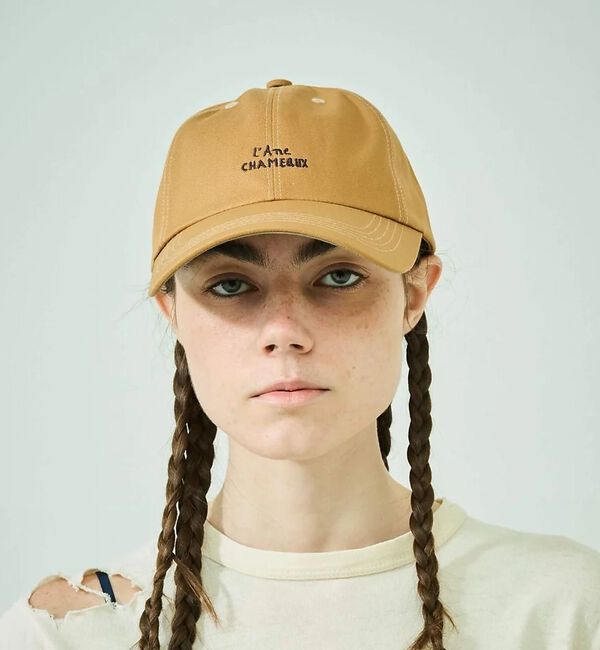 Rouge vif「【LY / エルワイ】ロゴ / サイン刺繍キャップ sign cap」|その他|キャメル
