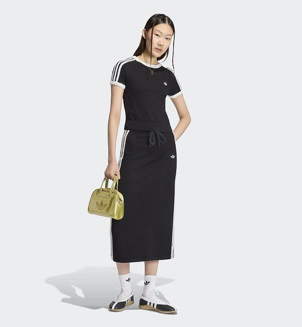Rouge vif「【adidas / アディダス】ニットT/カットソー/ニット/ラウンドネックTシ」|Tシャツ・カットソー|
