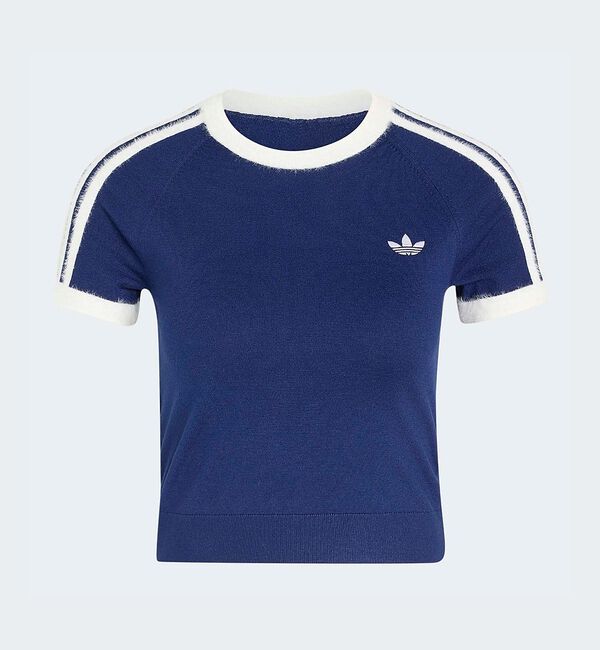 Rouge vif「【adidas / アディダス】ニットT/カットソー/ニット/ラウンドネックTシ」|Tシャツ・カットソー|